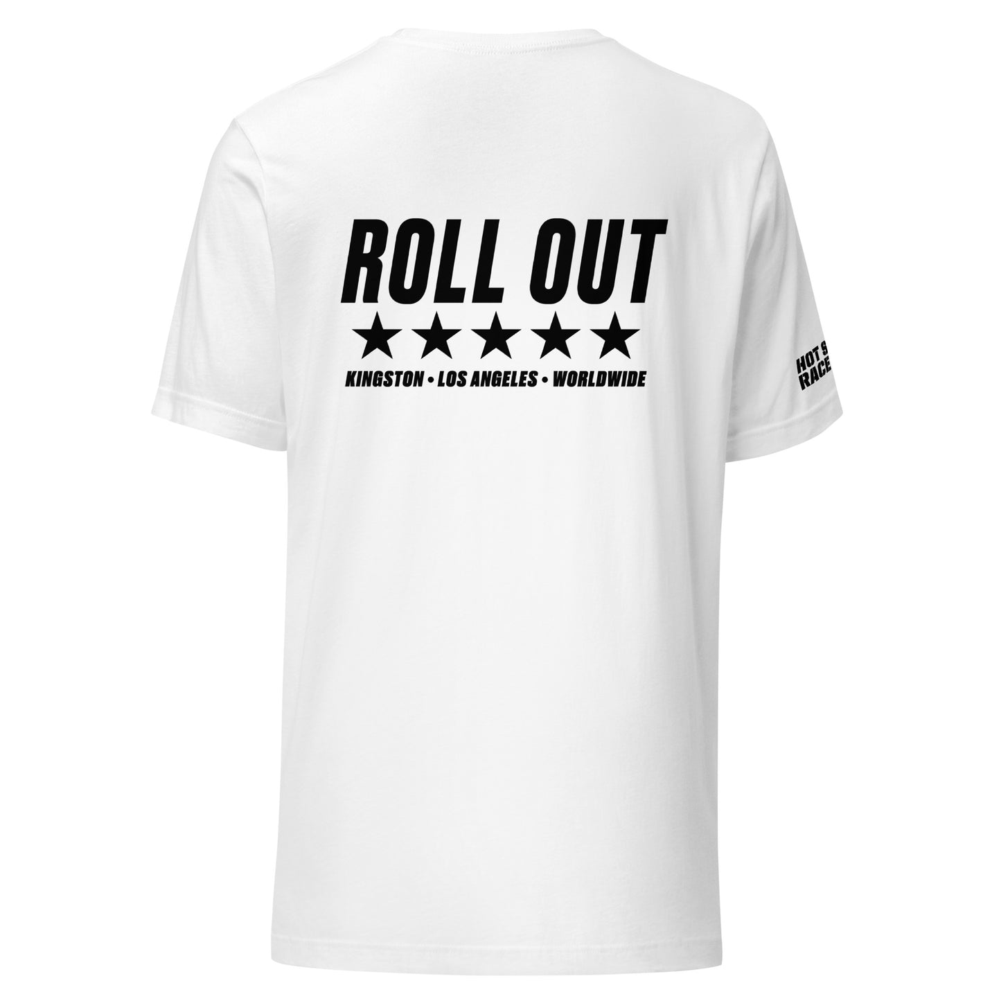 Roll Out Racer Tee - White / Black